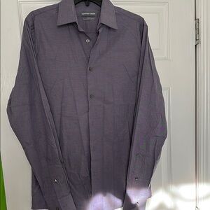 Geoffrey Beene Men's Dark Purple Dress Shirt